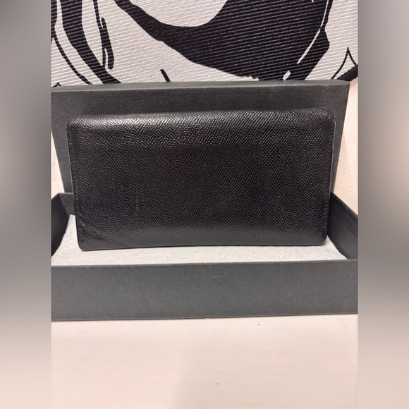 Bvlgari Bvlgari black grain leather long wallet - Picture 4 of 10